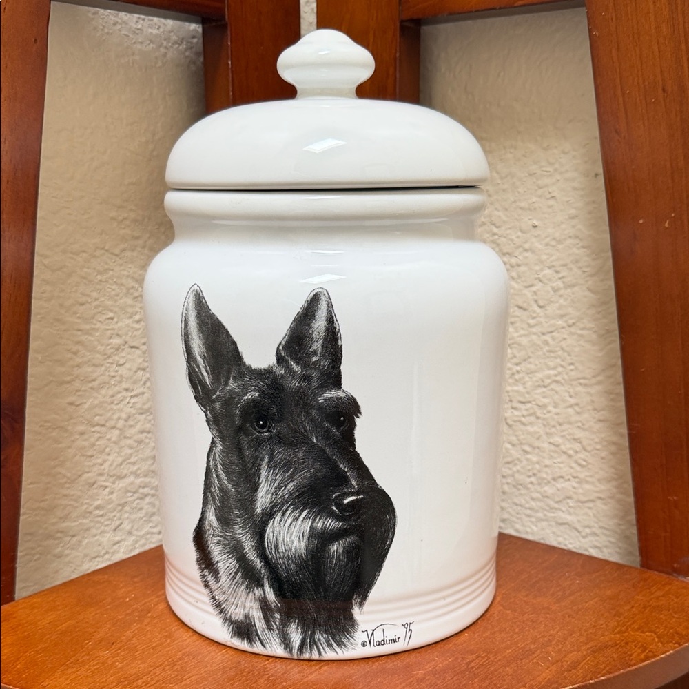 The Best Of Show Schnauzer Cookie Jar / Dog Treats